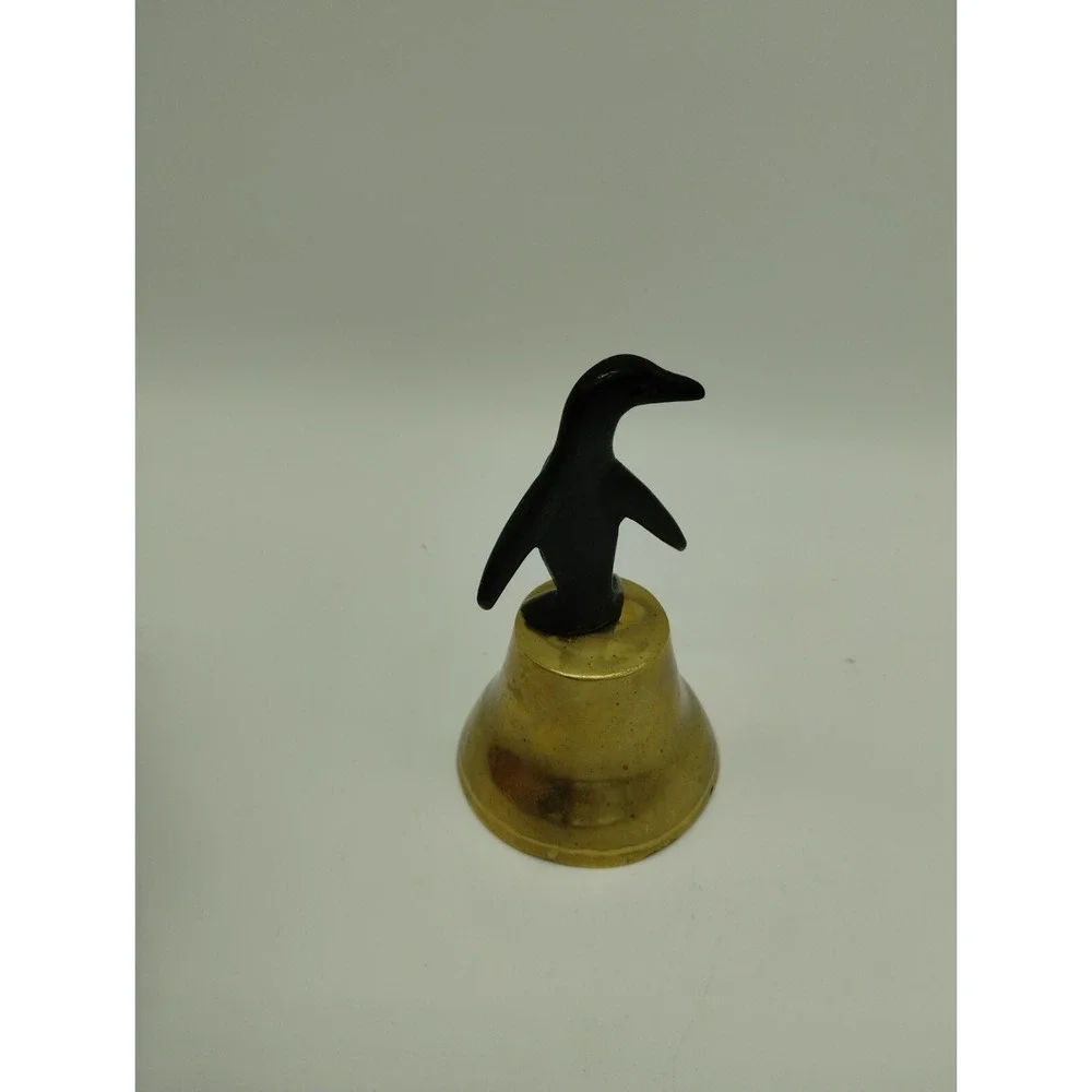 Walter Bosse PENGUIN bell Handmade In Austria brass 4.5